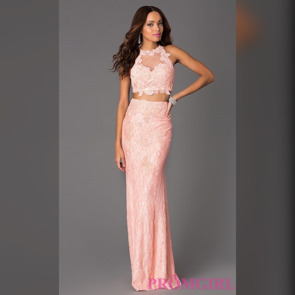 Two piece Jovani prom dress